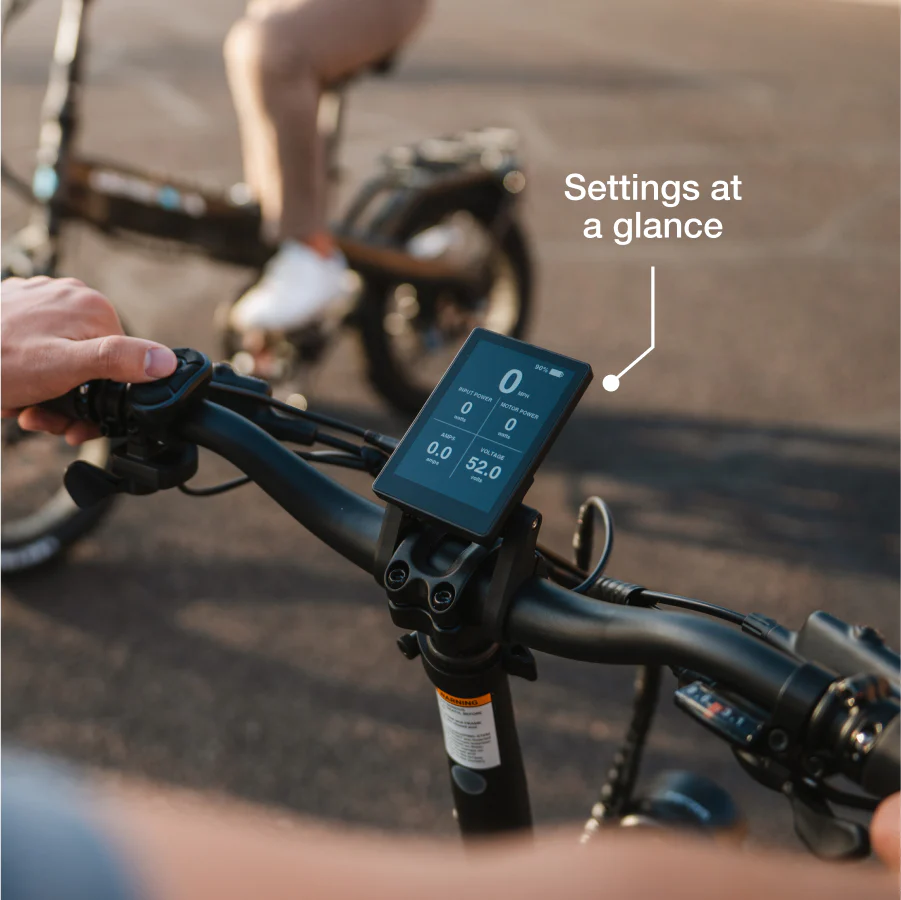 XP4 750 Step-Thru Raindrop Blue eBike - Image 11