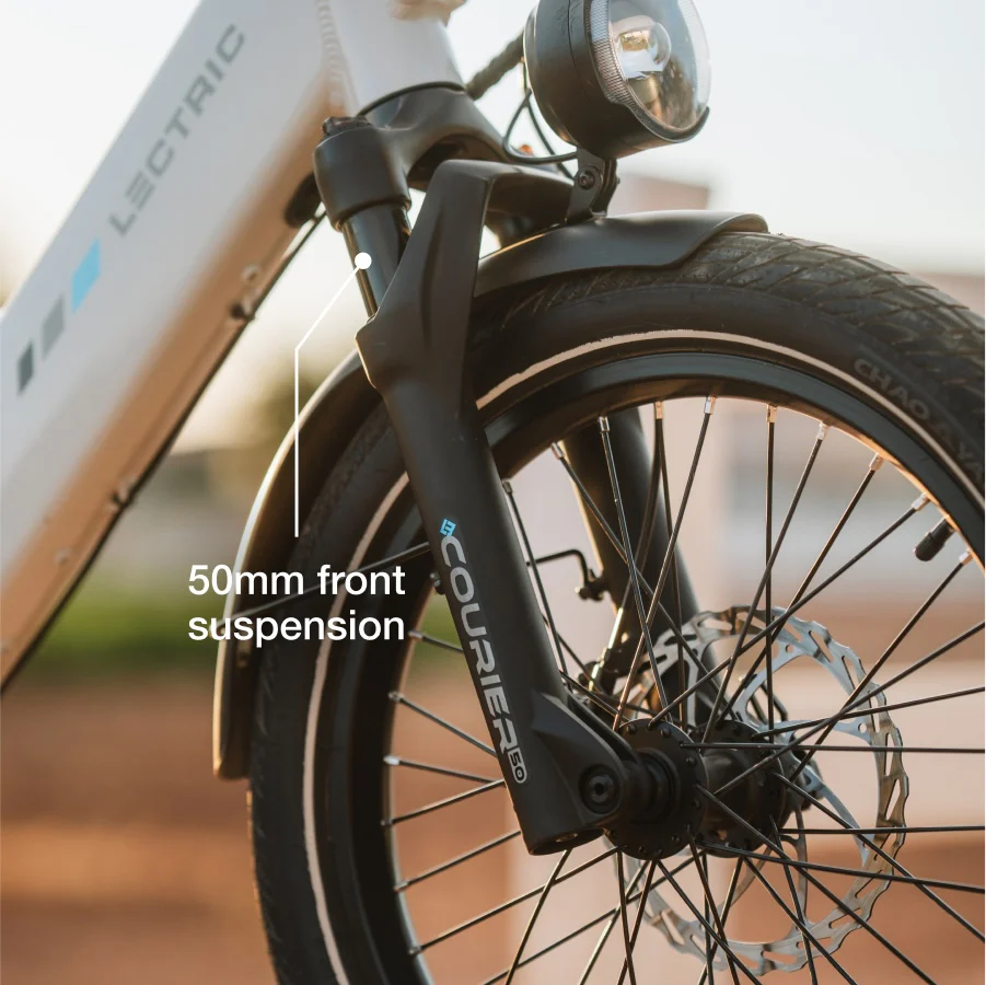 XPedition2 Stratus White Long-Range Dual-Battery eBike - Image 9
